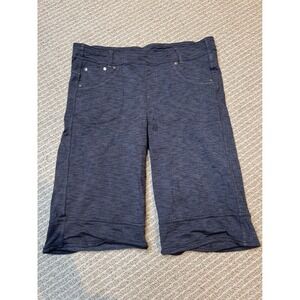 KUHL Women's Gray Knit‎ Capri Cropped Pants Size 12 Casual Comfort